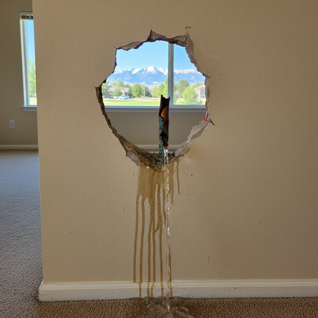 Burst Pipe Repair and Cleanup
