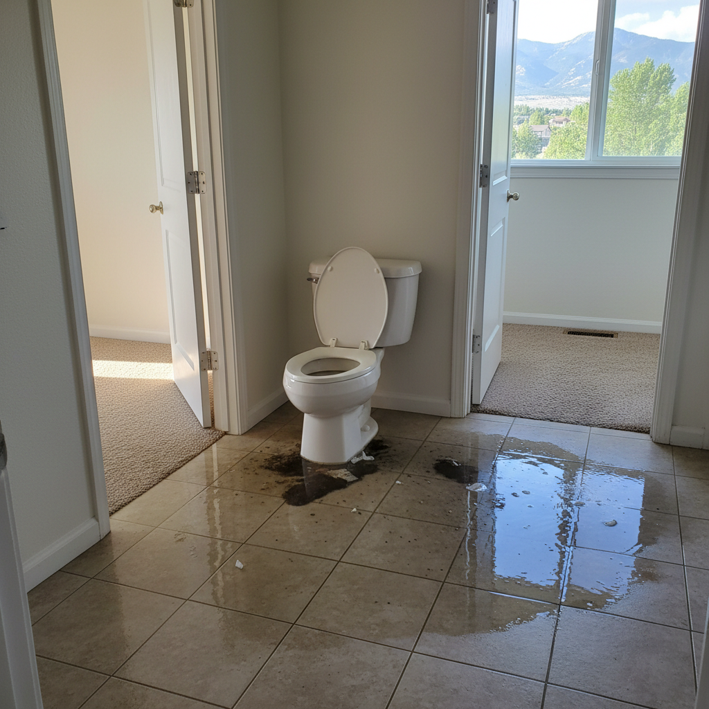 Toilet Overflow Cleanup