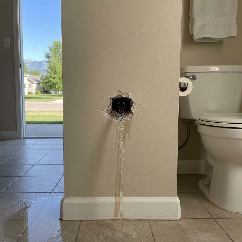Burst Pipe Repair and Cleanup