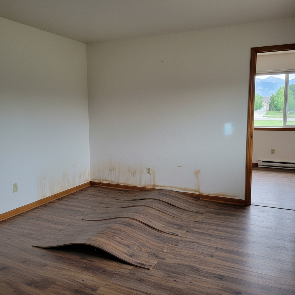 Water damage-related cleanup & repair
