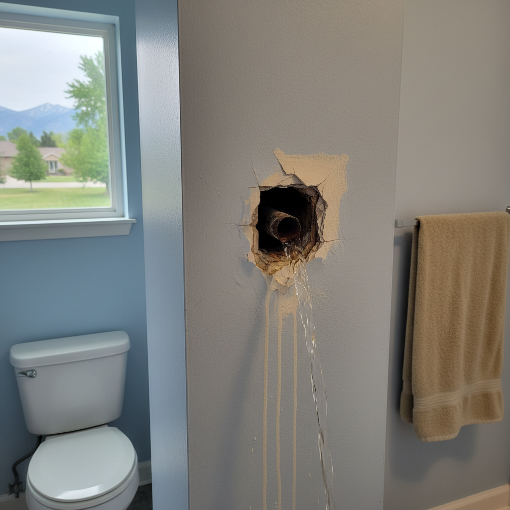 Burst Pipe Repair and Cleanup