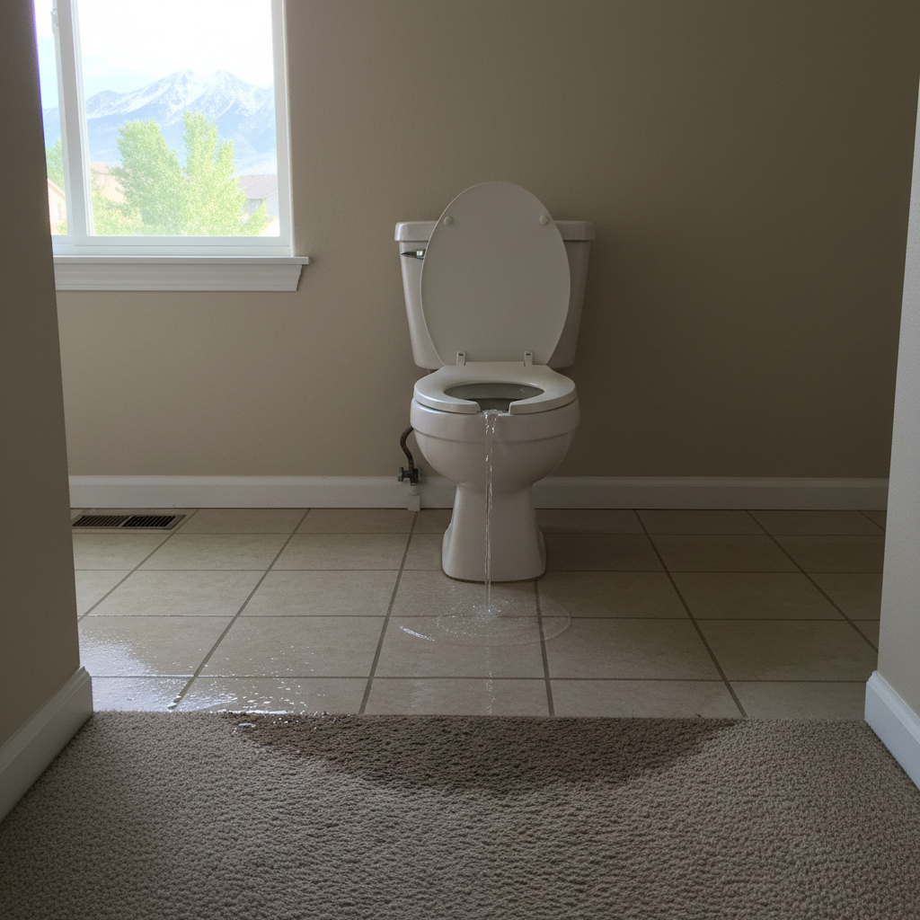 Toilet Overflow Cleanup