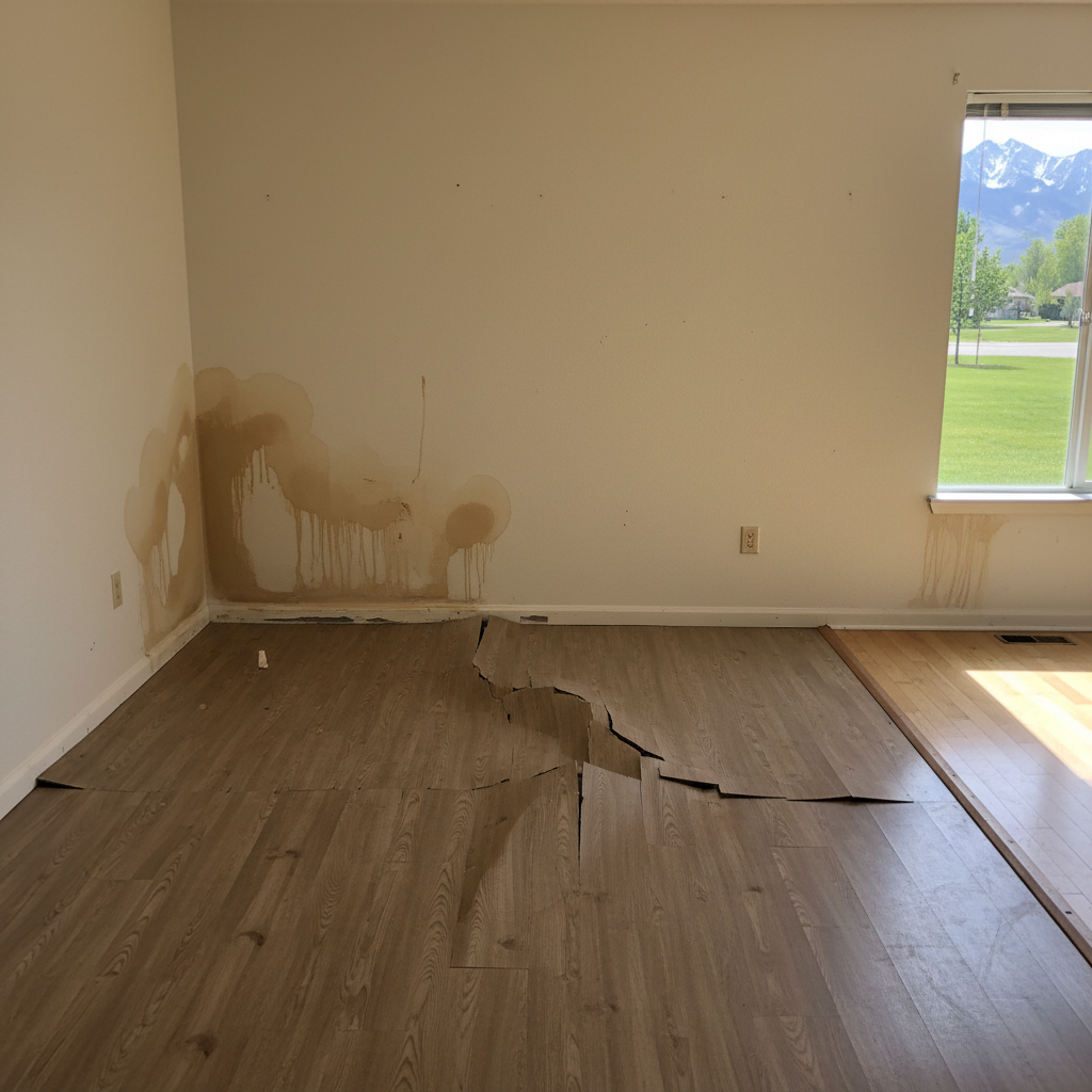 Roof Leak Water Damage Repair