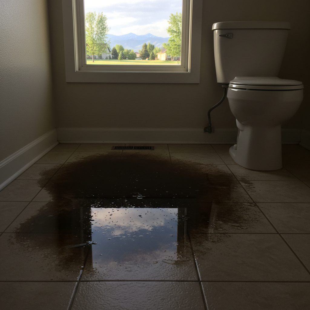Sewage Cleanup in Spanish Fork