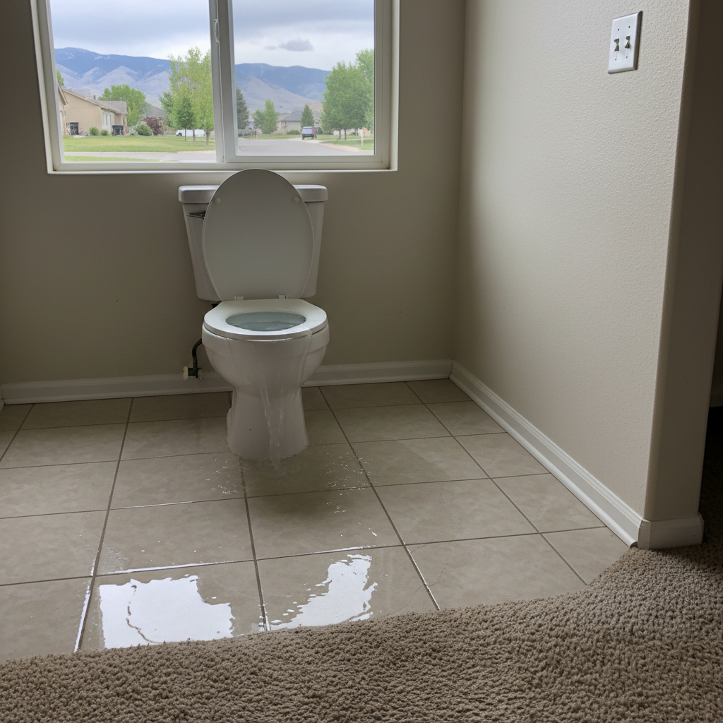 Toilet Overflow Cleanup