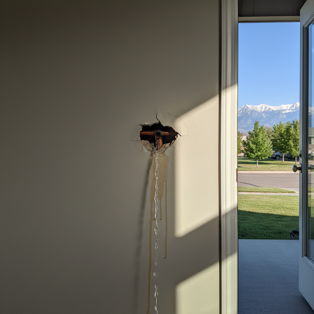 Burst Pipe Repair and Cleanup