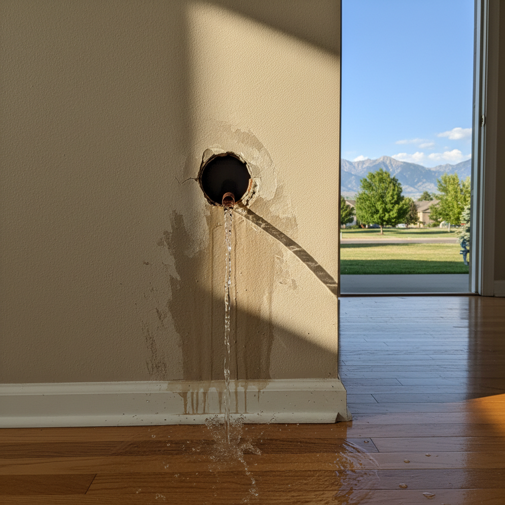 Burst Pipe Repair and Cleanup