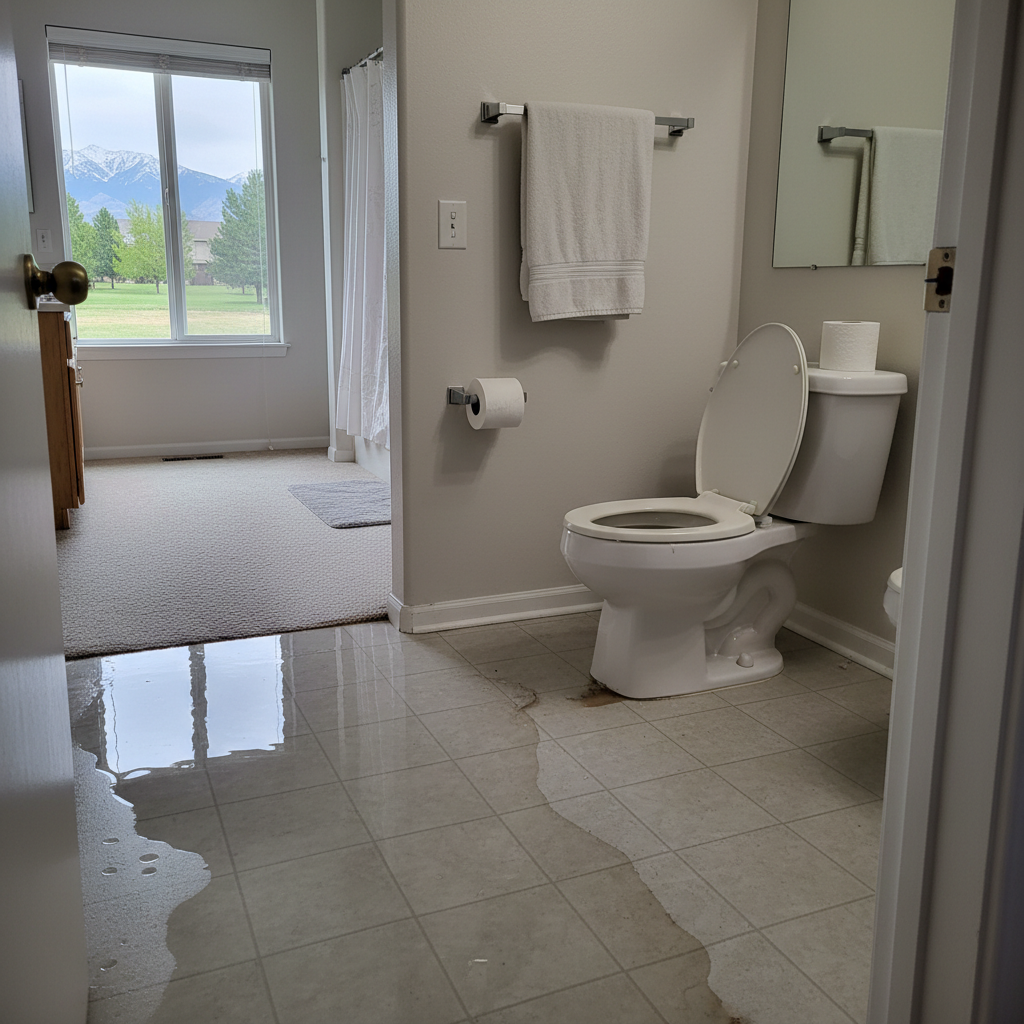 Toilet Overflow Cleanup