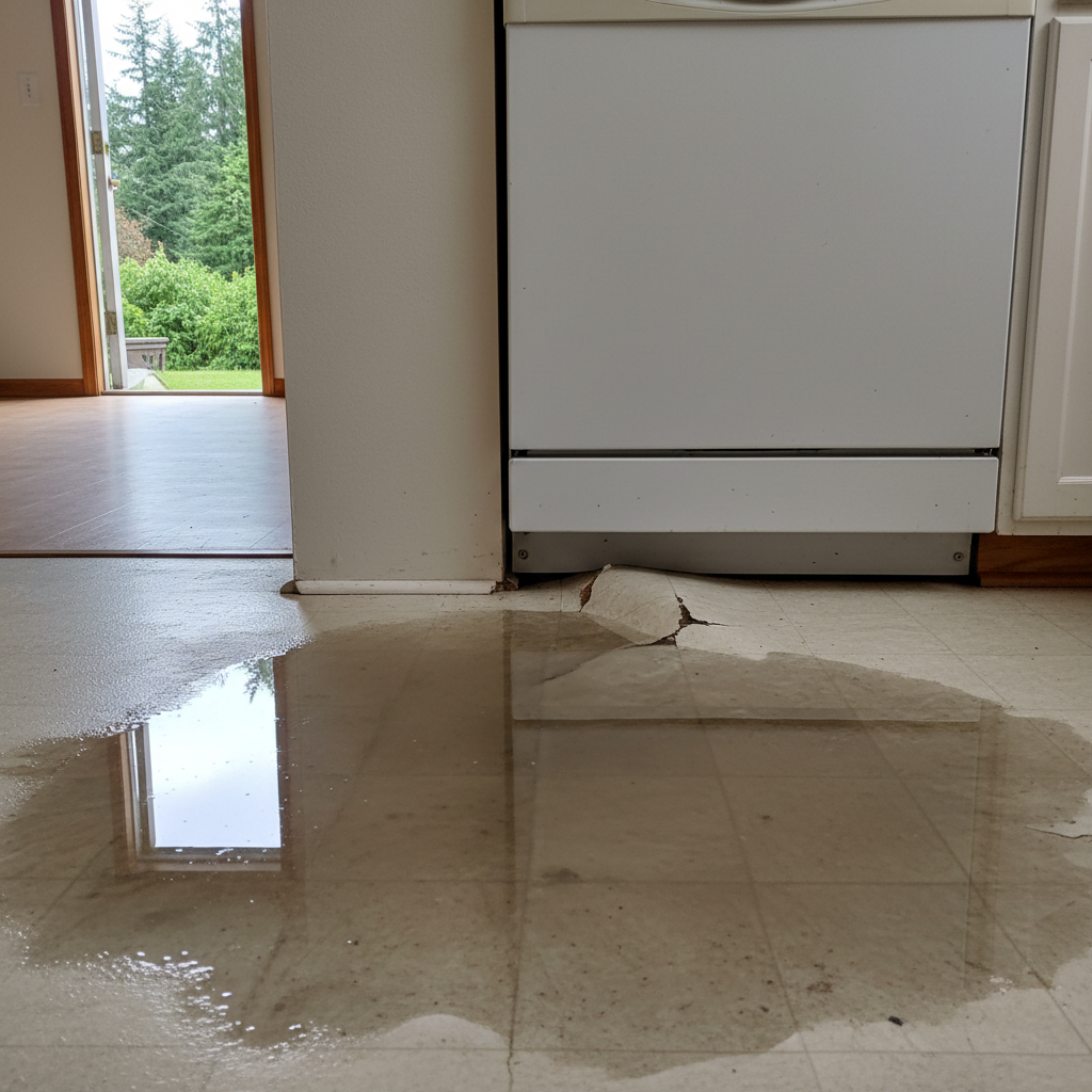 Appliance Leak Cleanup