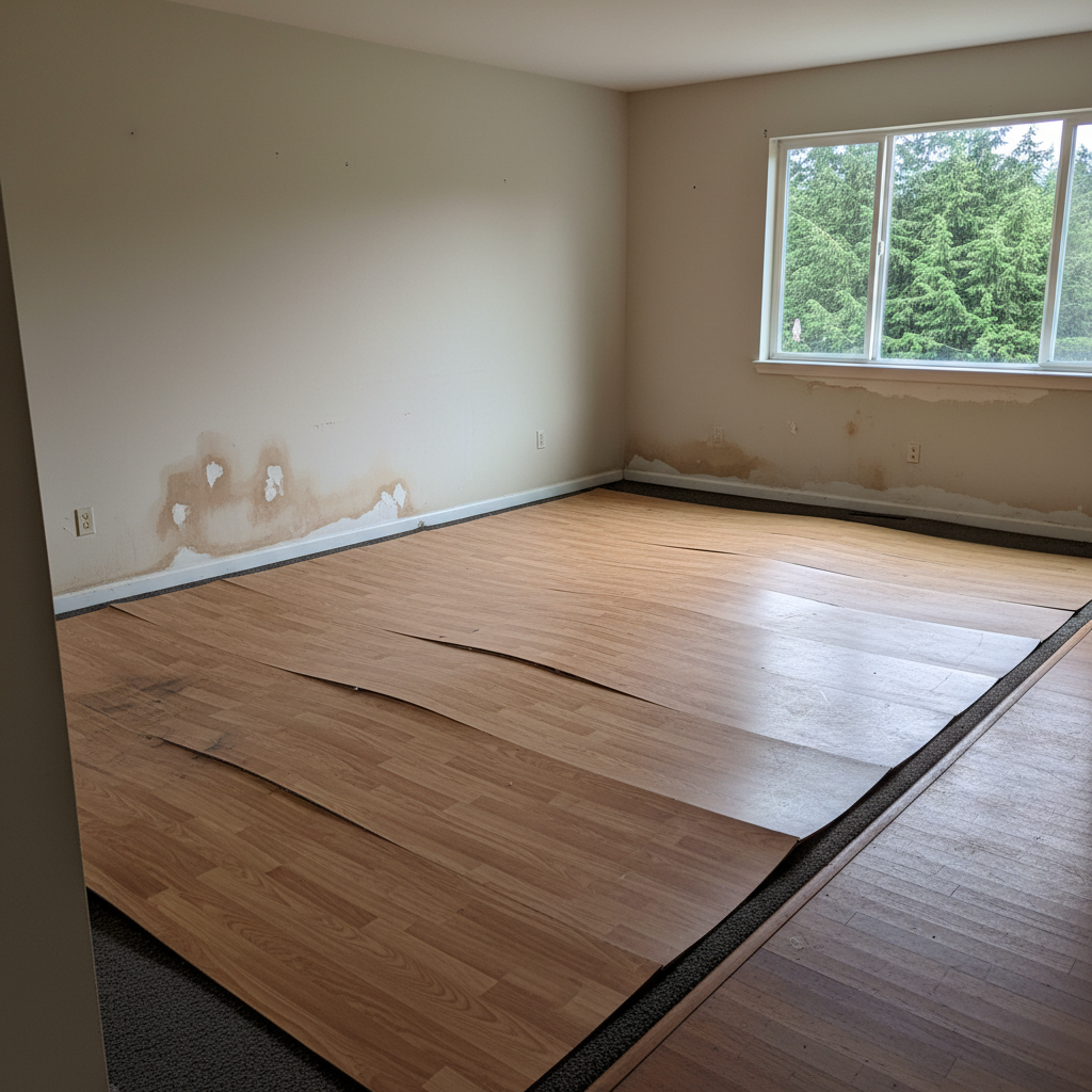 Hardwood Floor Water Damage Restoration