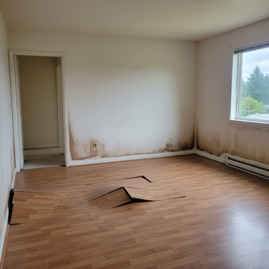 Roof Leak Water Damage Repair