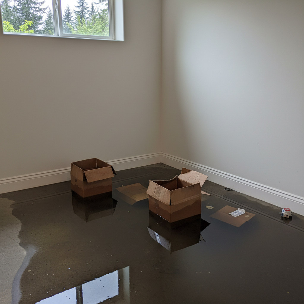 Basement Water Removal in Bellevue