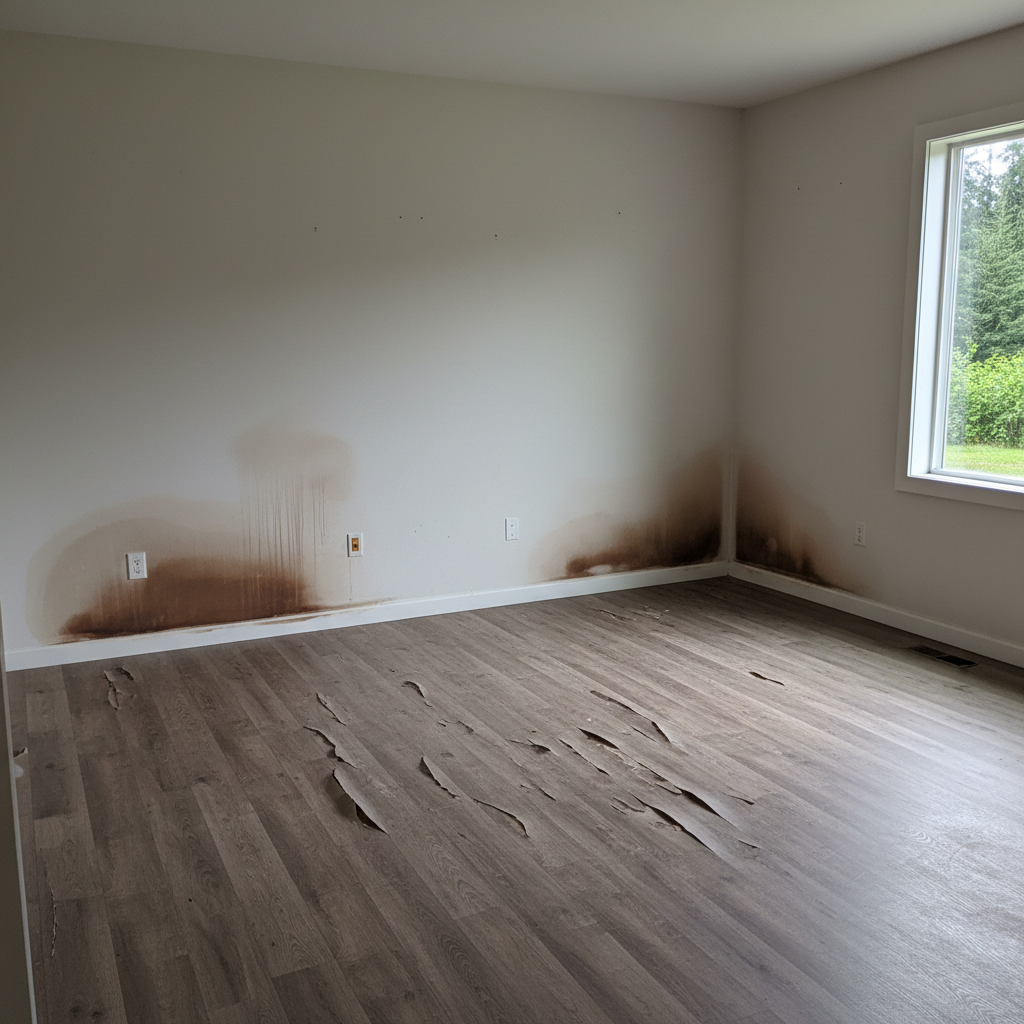 Roof Leak Water Damage Repair in Bellevue