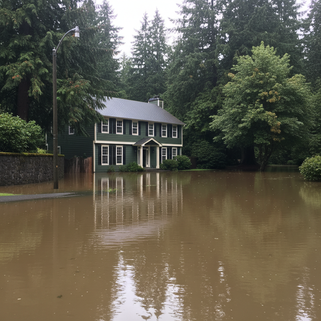 Flood cleanup in Black Diamond