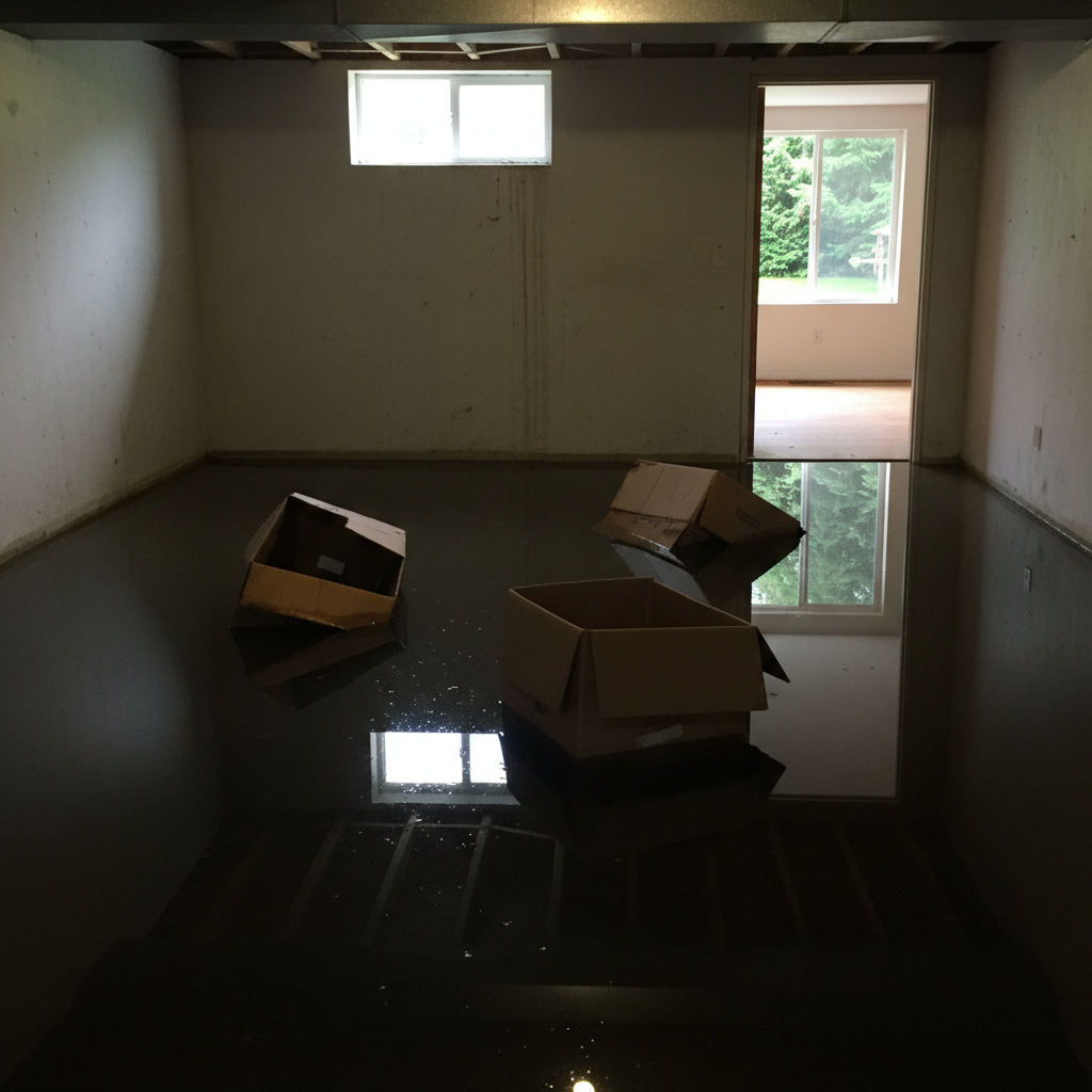 Basement Water Removal in Black Diamond
