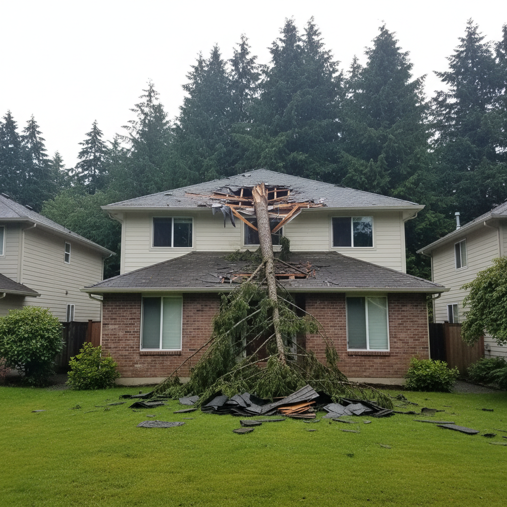 Storm Damage Restoration in Black Diamond