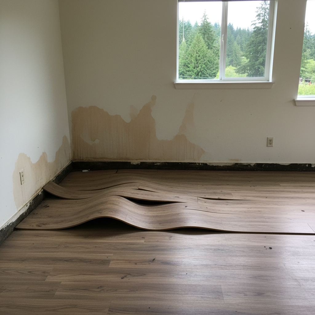 Roof Leak Water Damage Repair