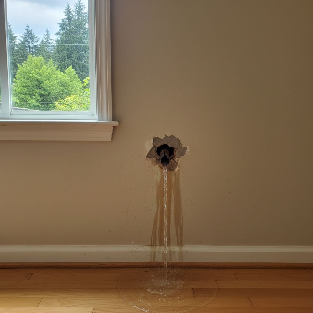 Burst Pipe Repair and Cleanup