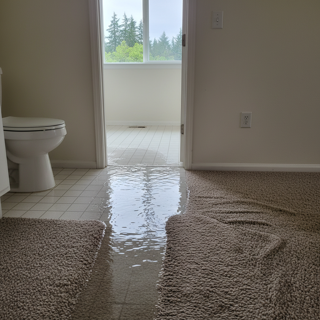 Toilet Overflow Cleanup