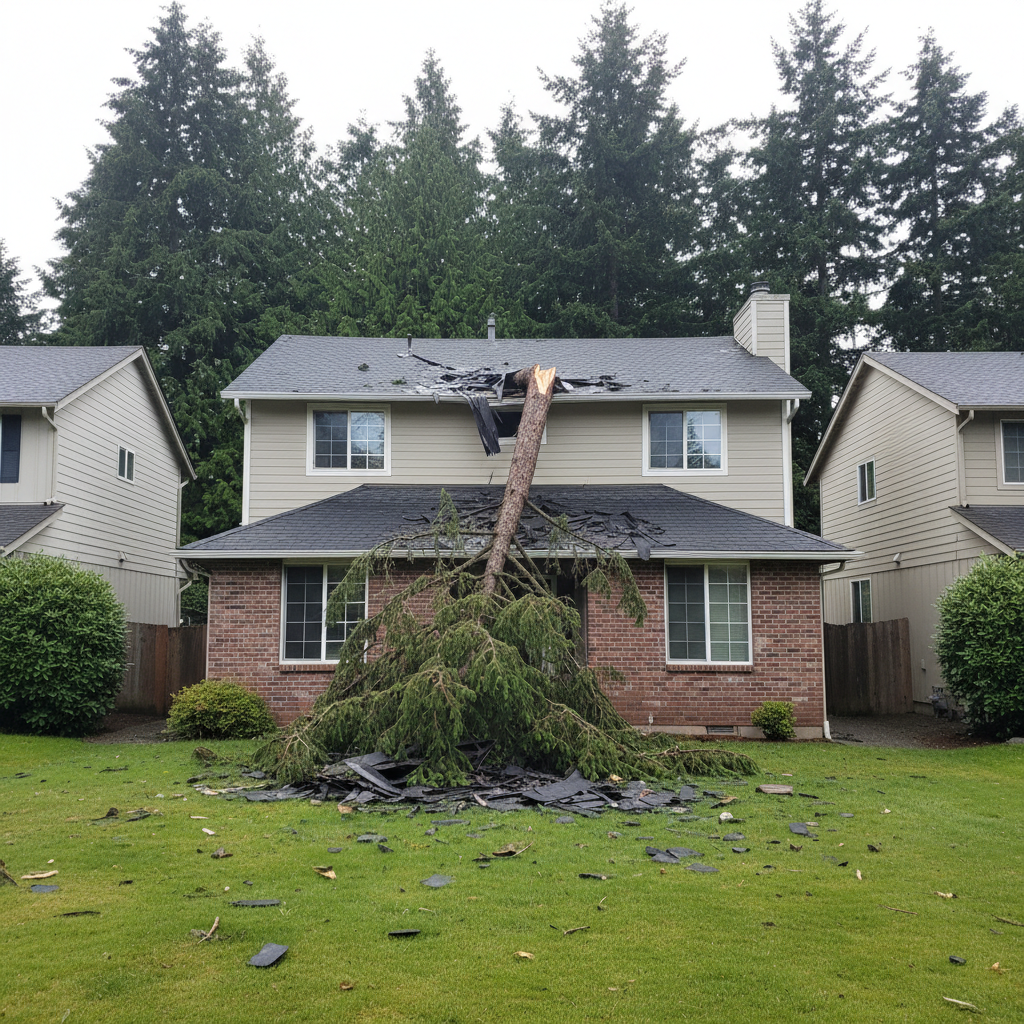 Storm Damage Restoration in Duvall