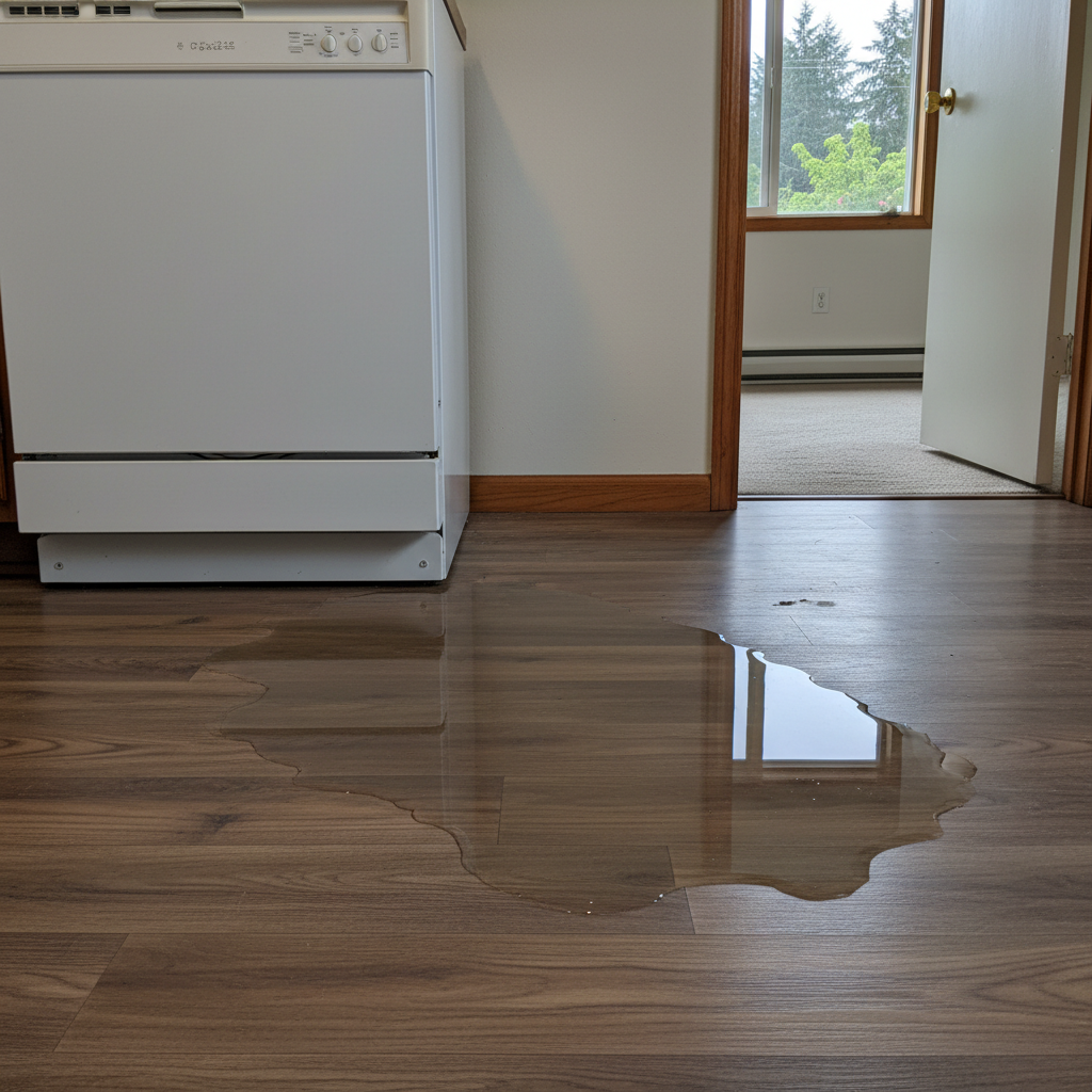 Appliance Leak Cleanup
