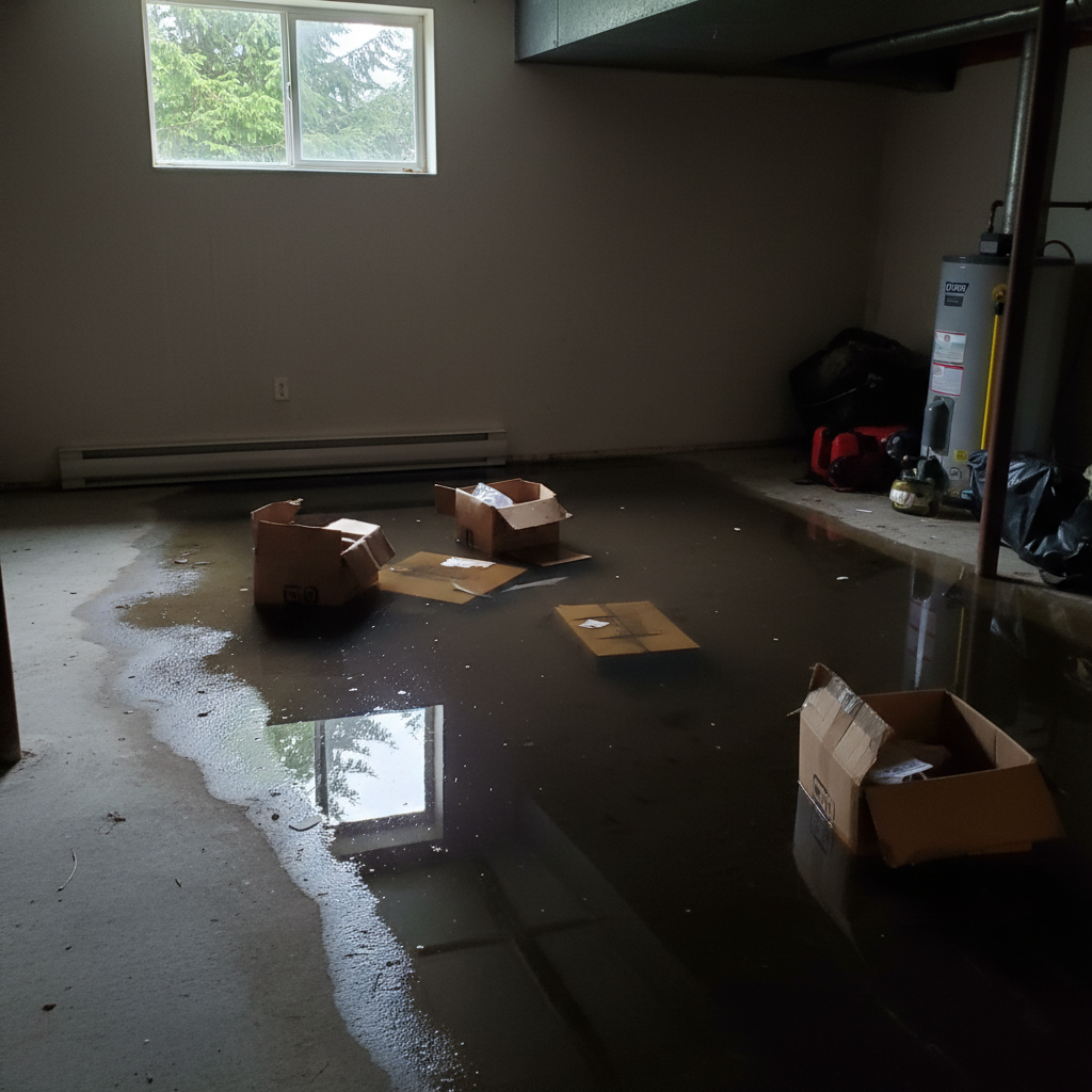 Basement Water Removal in Everett