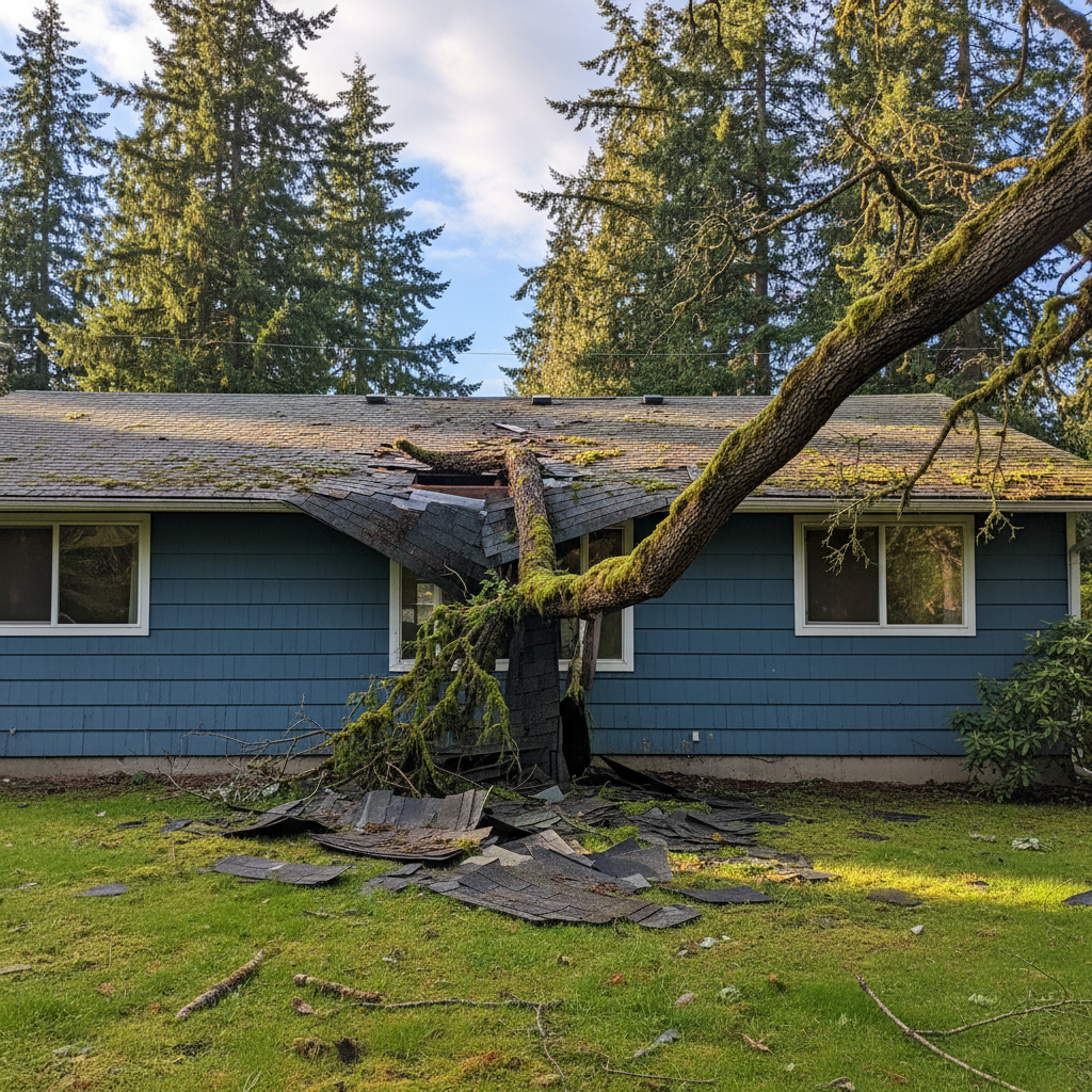 Storm Damage Restoration in Everett