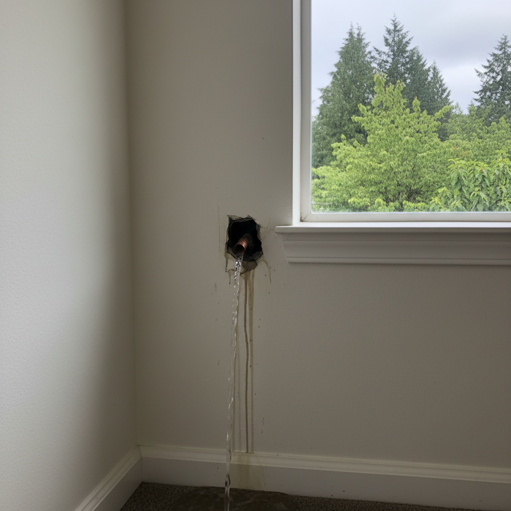 Burst Pipe Repair and Cleanup