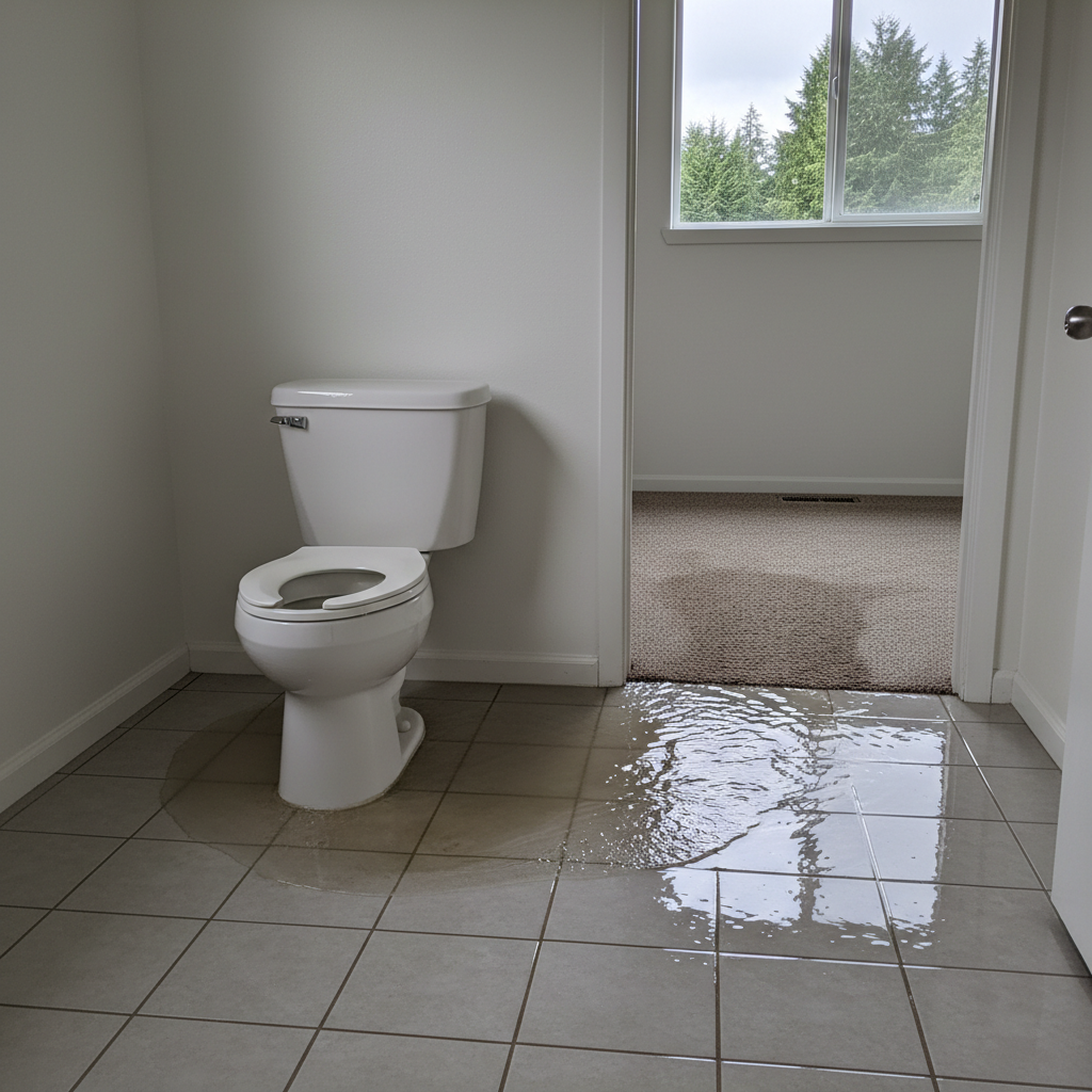 Toilet Overflow Cleanup