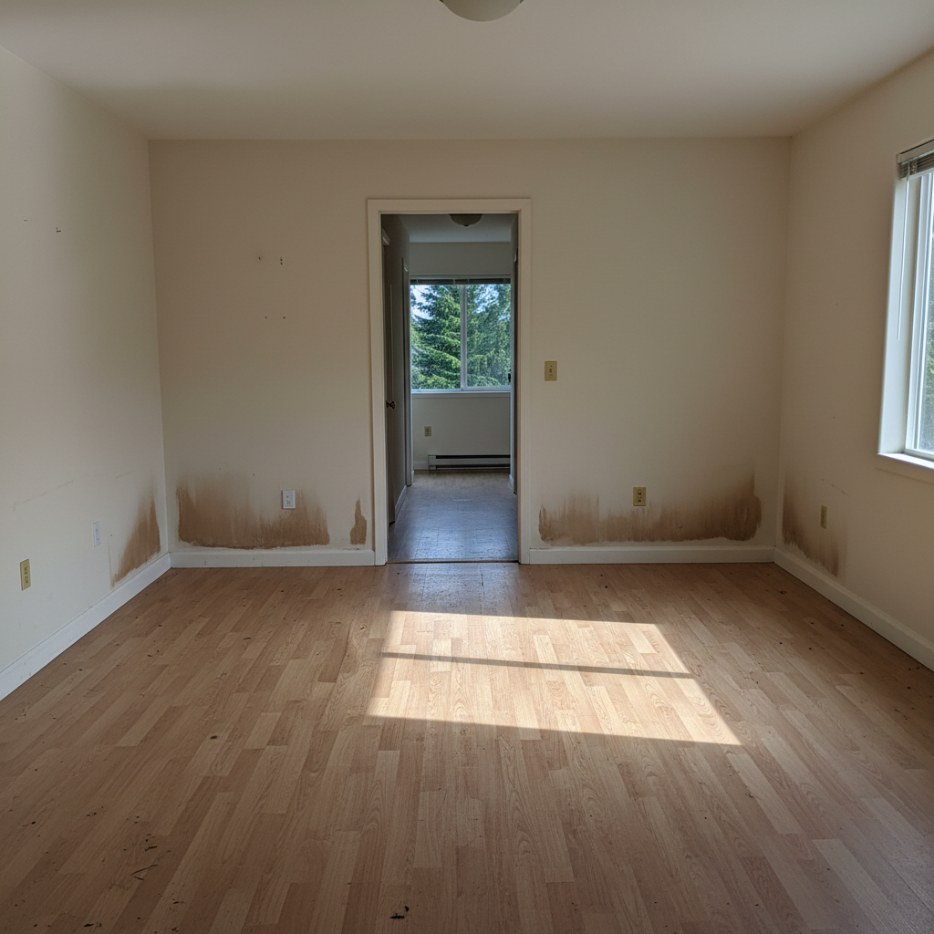 Water damage-related cleanup & repair
