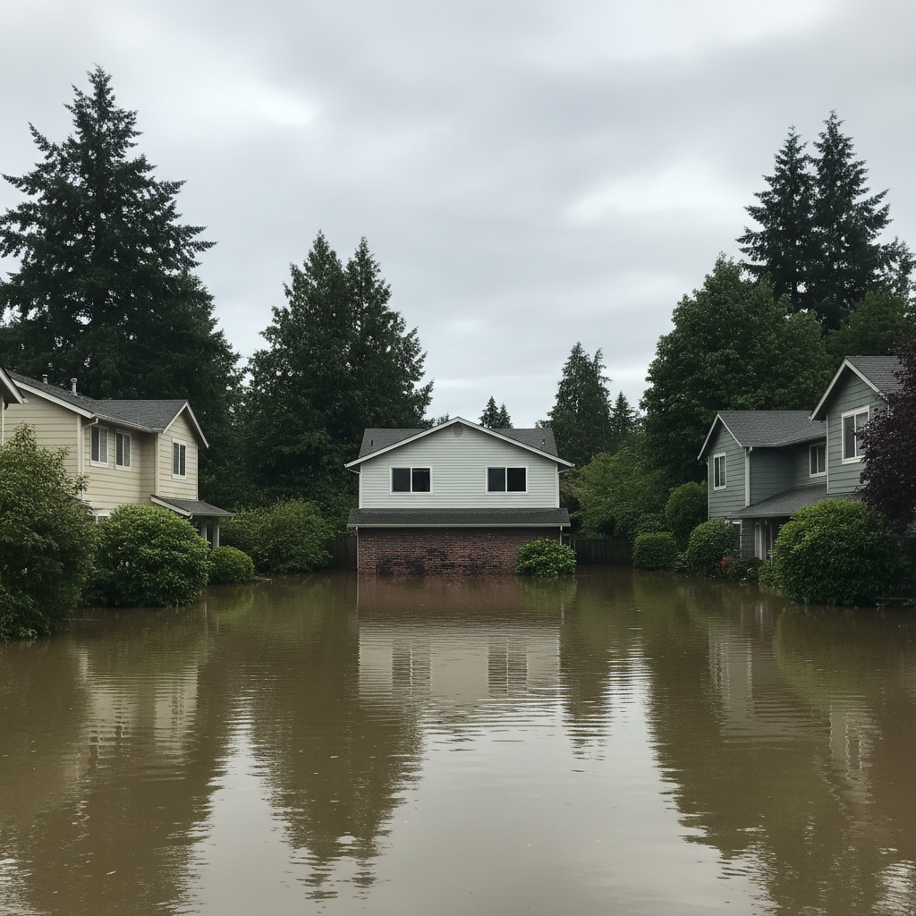 Flood cleanup in Granite Falls
