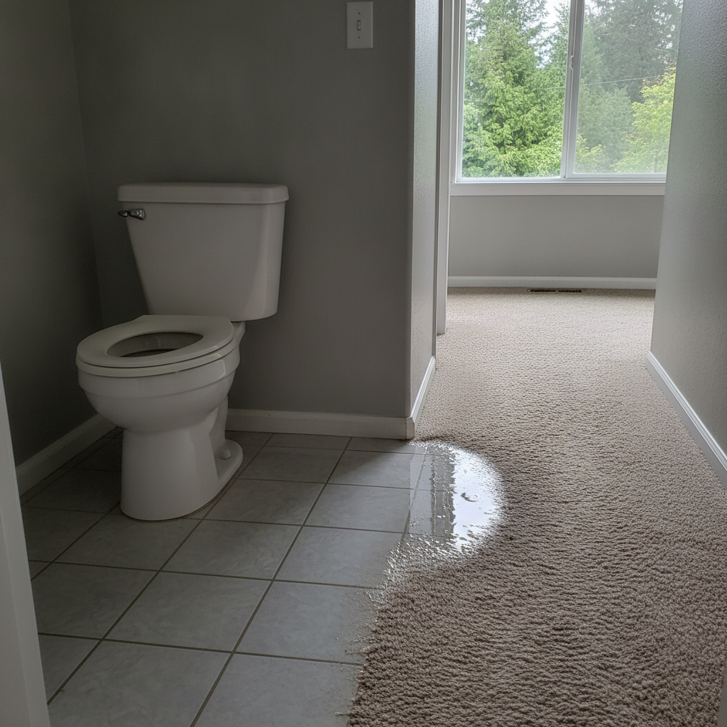 Toilet Overflow Cleanup in Granite Falls