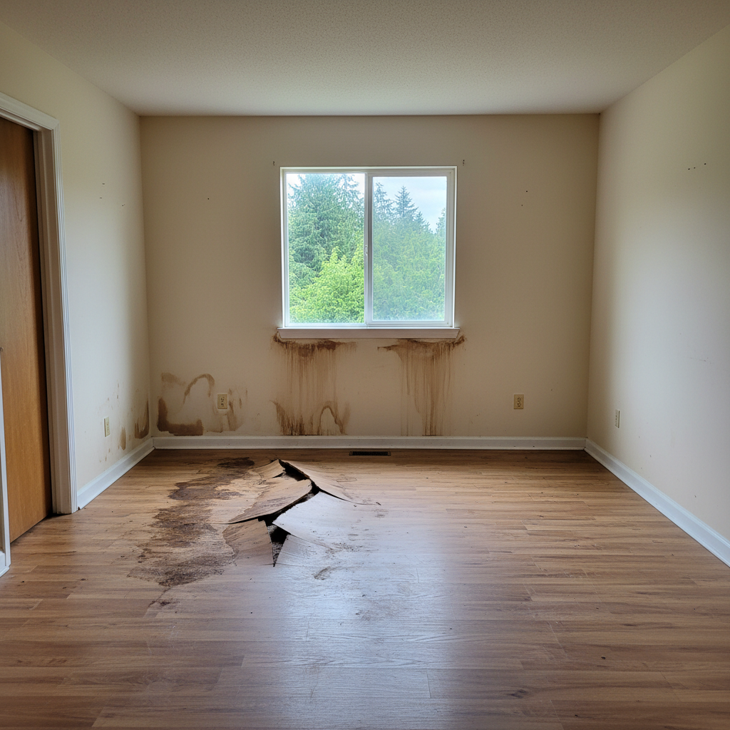 Water damage-related cleanup & repair in Hobart