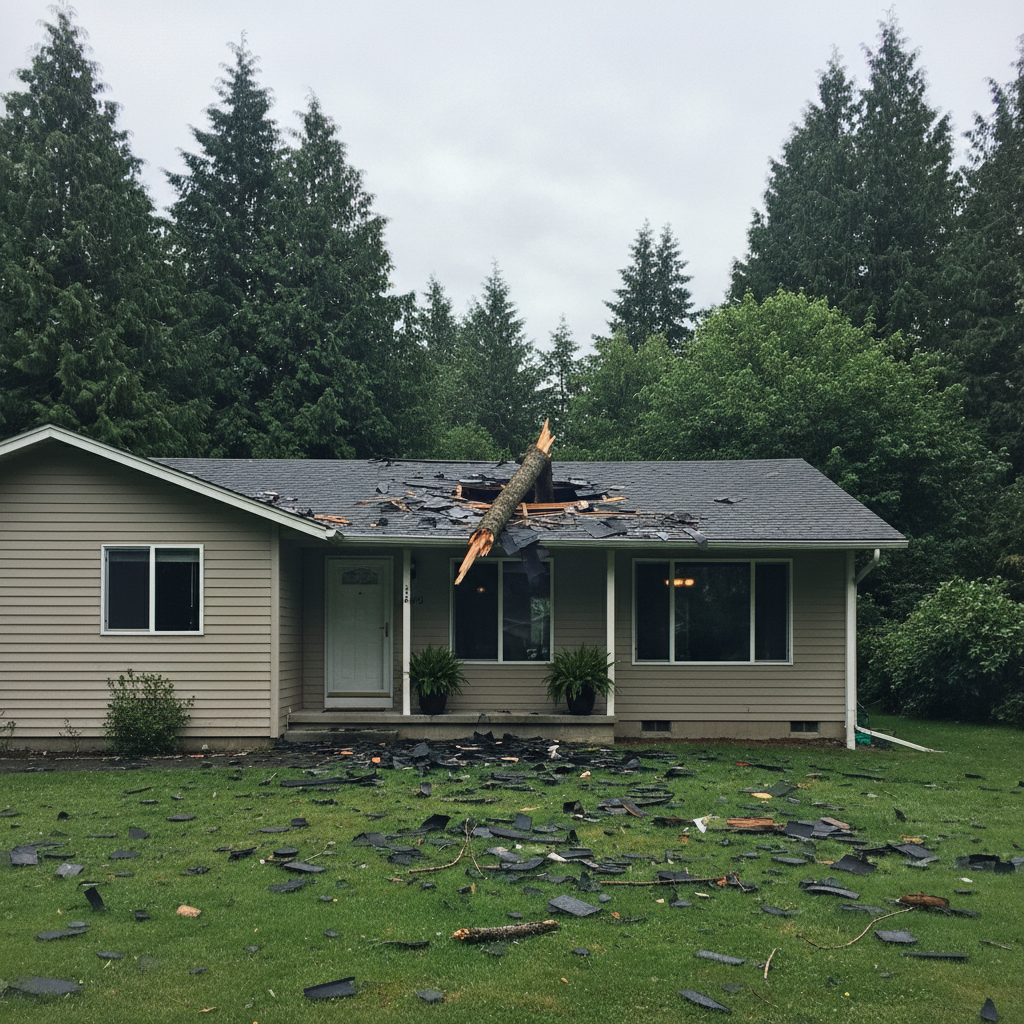 Storm Damage Restoration in Hobart