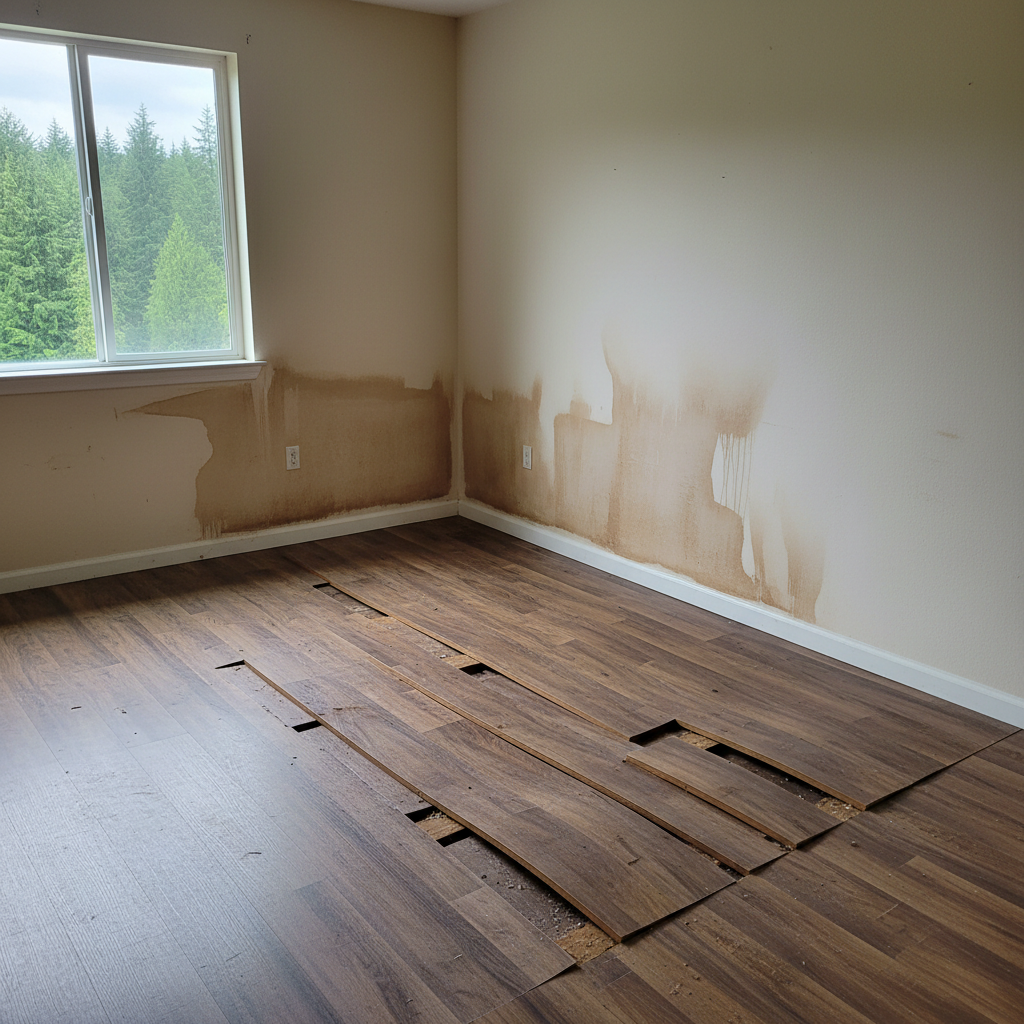 Water damage-related mold removal