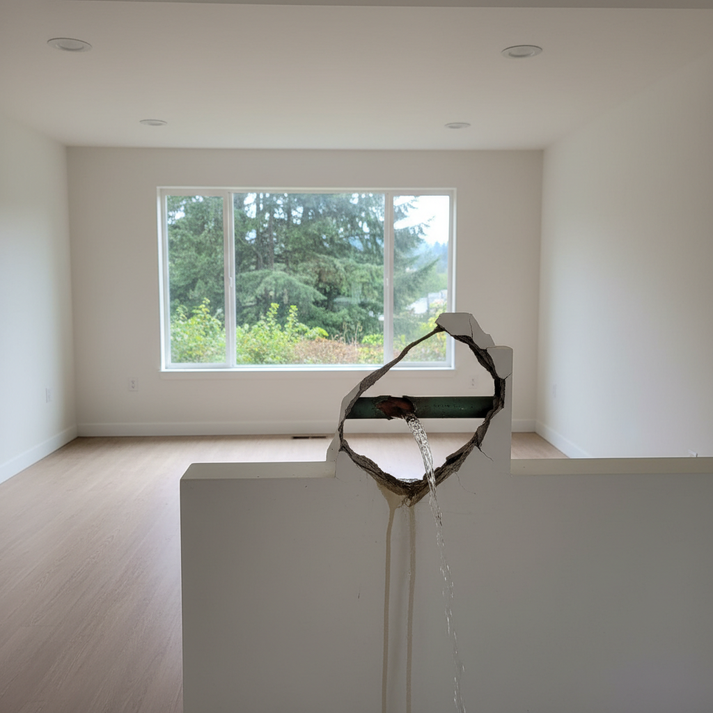 Burst Pipe Repair and Cleanup