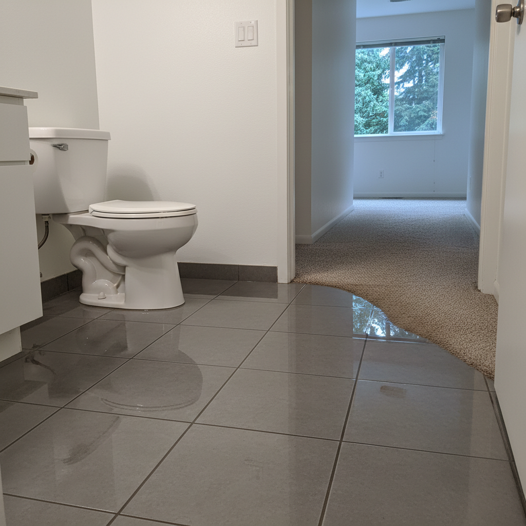 Toilet Overflow Cleanup