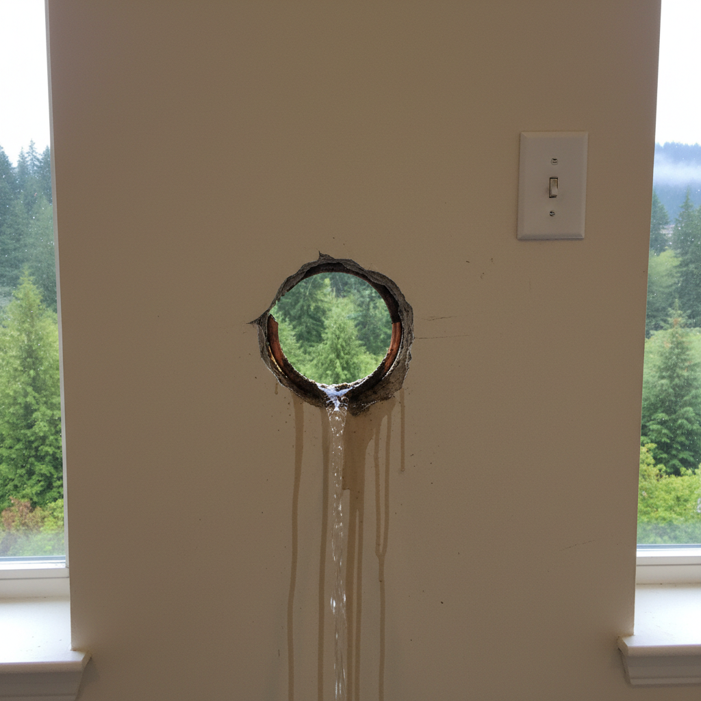 Burst Pipe Repair and Cleanup