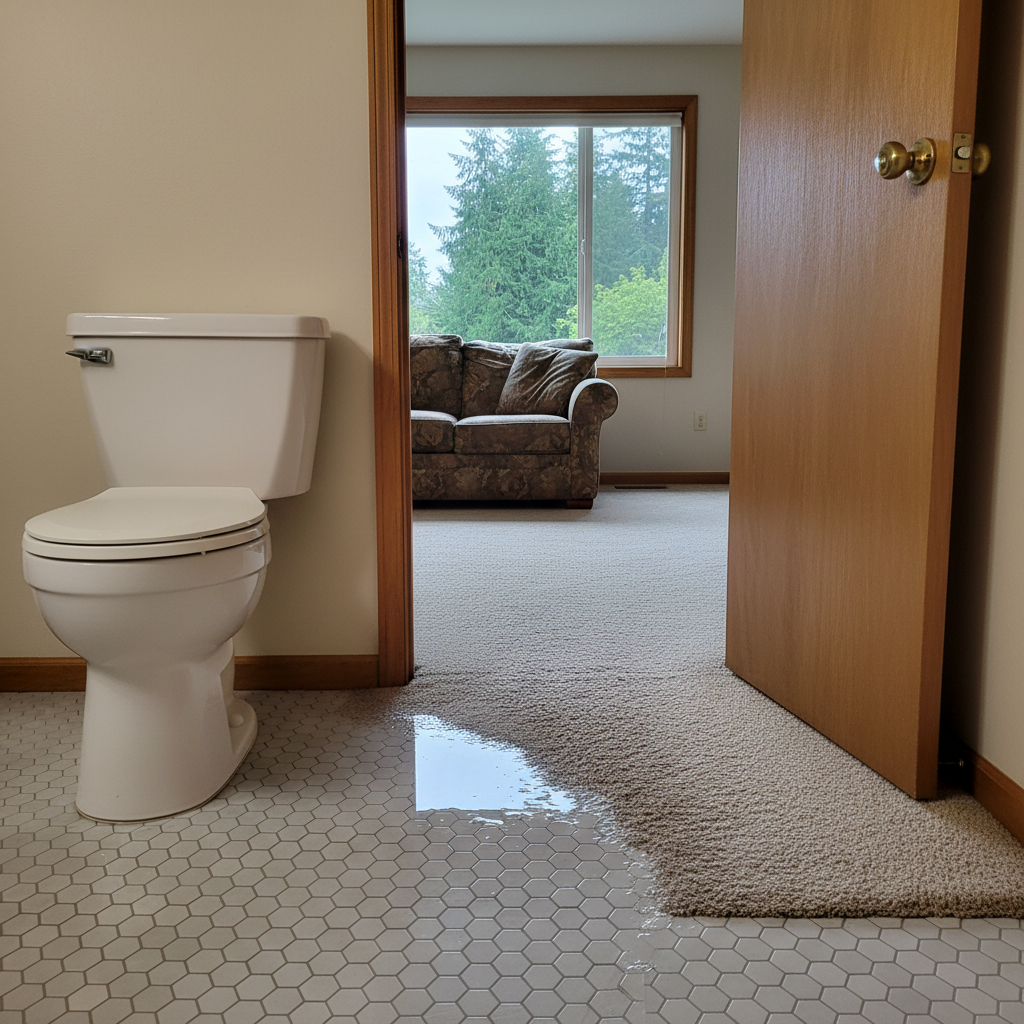 Toilet Overflow Cleanup