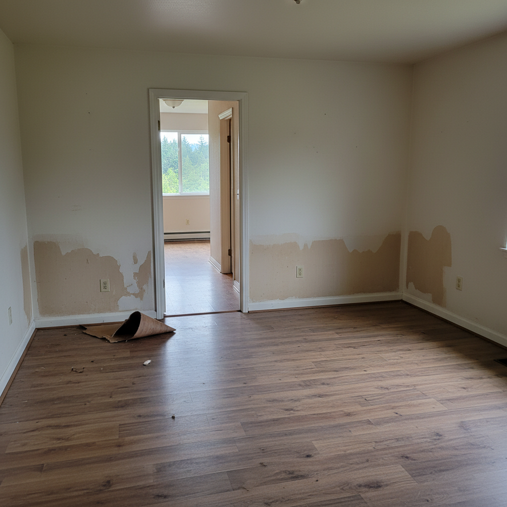 Water damage-related mold removal