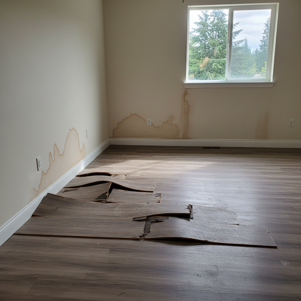 Roof Leak Water Damage Repair