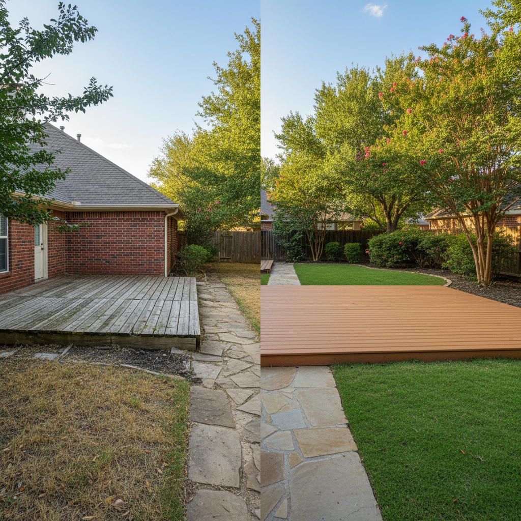 Completed flood damage restoration work at a residential property in Rockwall, TX