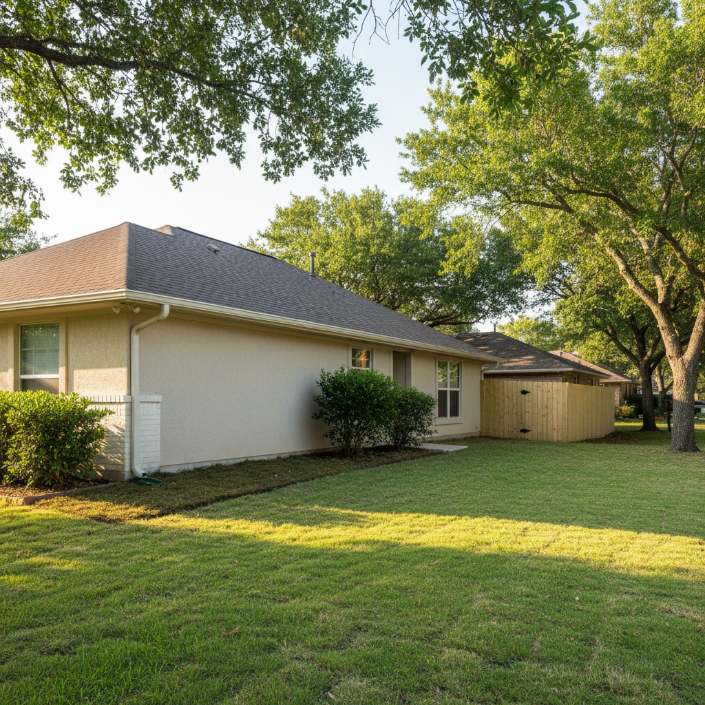 Completed water damage-related cleanup & repair work at a residential property in San Marcos, TX