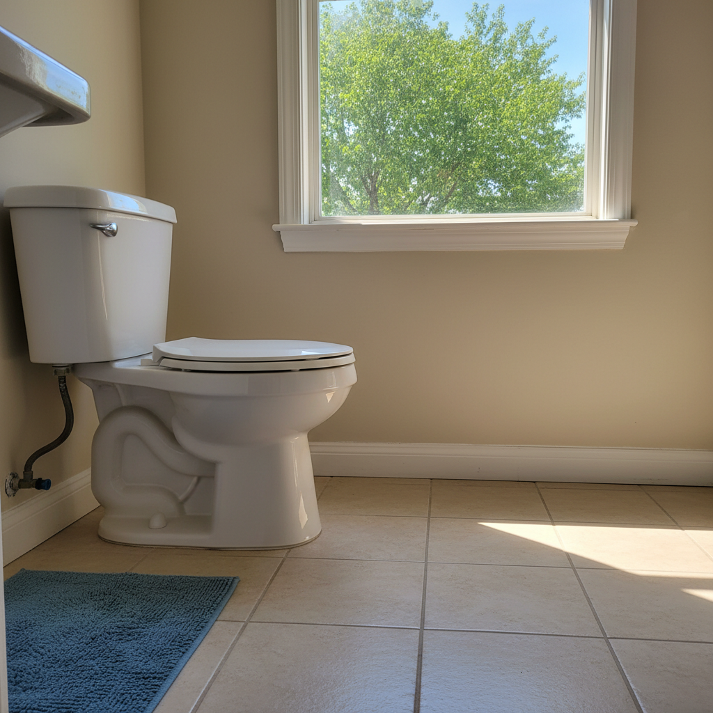 Completed toilet overflow cleanup work at a residential property in Tioga, TX