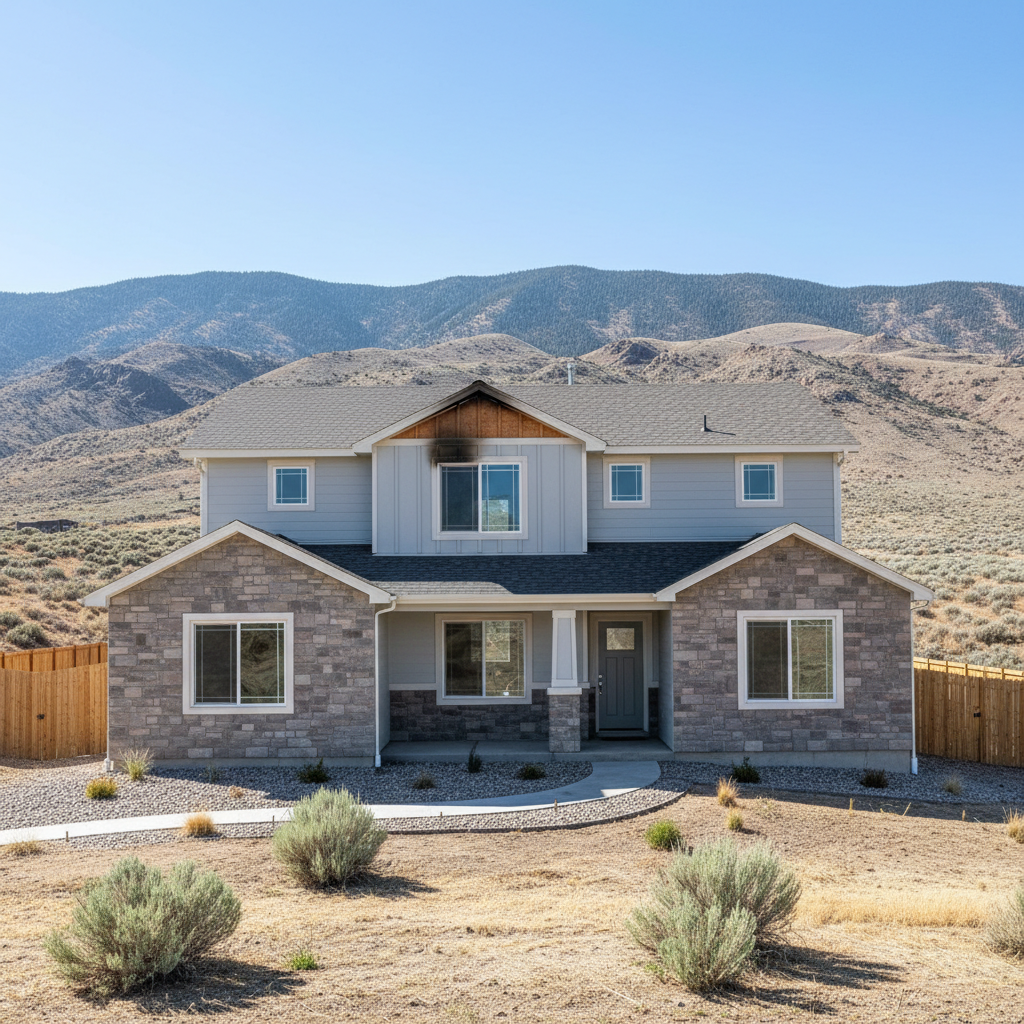 Completed smoke and fire damage restoration work at a residential property in Bingham Canyon, UT