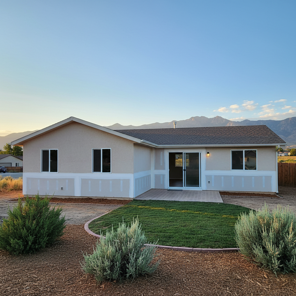 Completed flood restoration work at a residential property in Eagle Mountain, UT