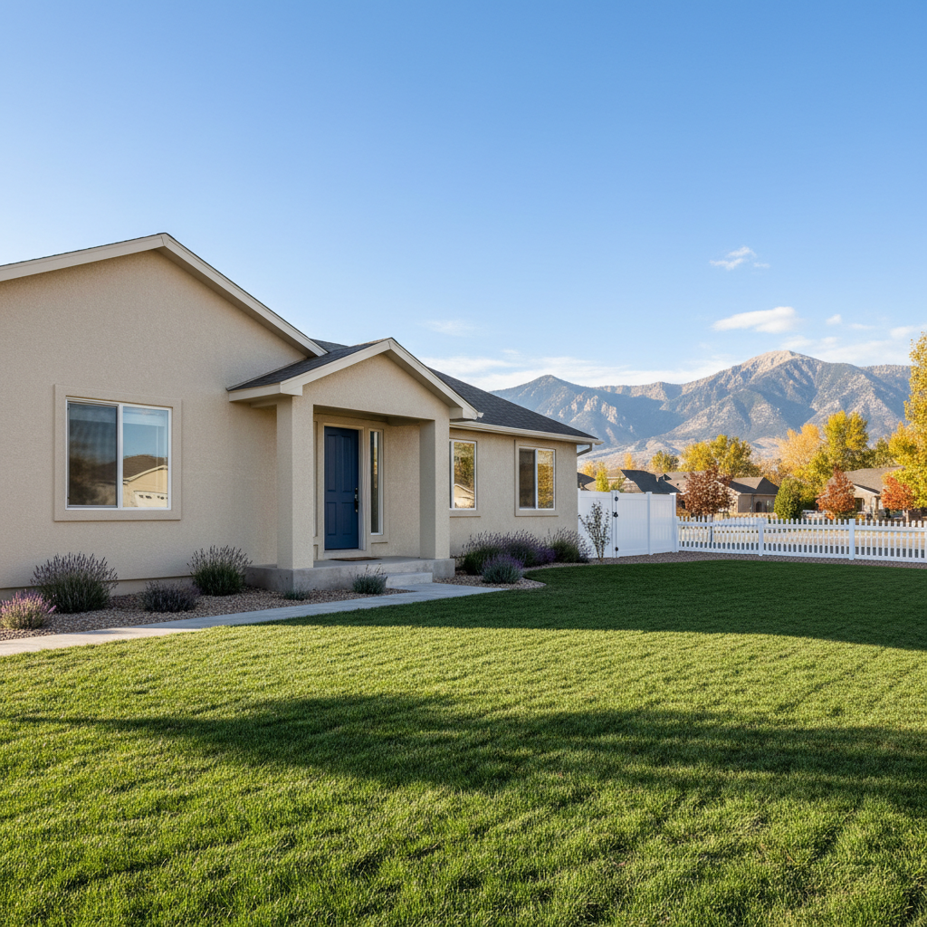 Completed flood restoration work at a residential property in Riverton, UT