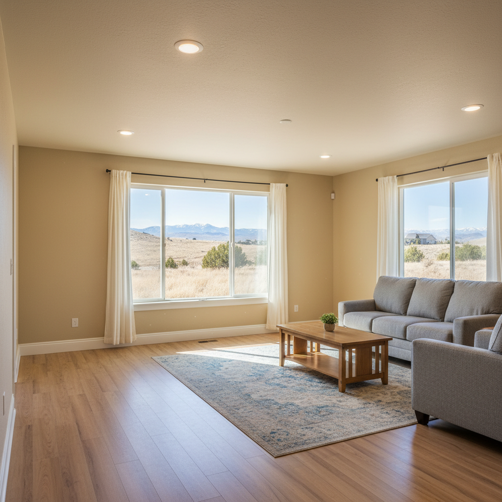 Completed water damage remediation work at a residential property in Santaquin, UT