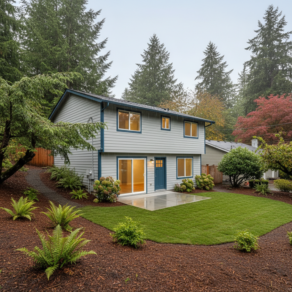 Completed water damage cleanup work at a residential property in Issaquah, WA