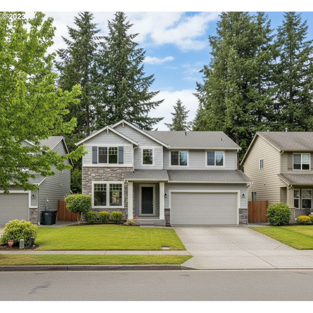 Completed water damage remediation work at a residential property in Kent, WA